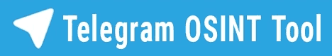 A banner image for a Telegram OSINT Tool
